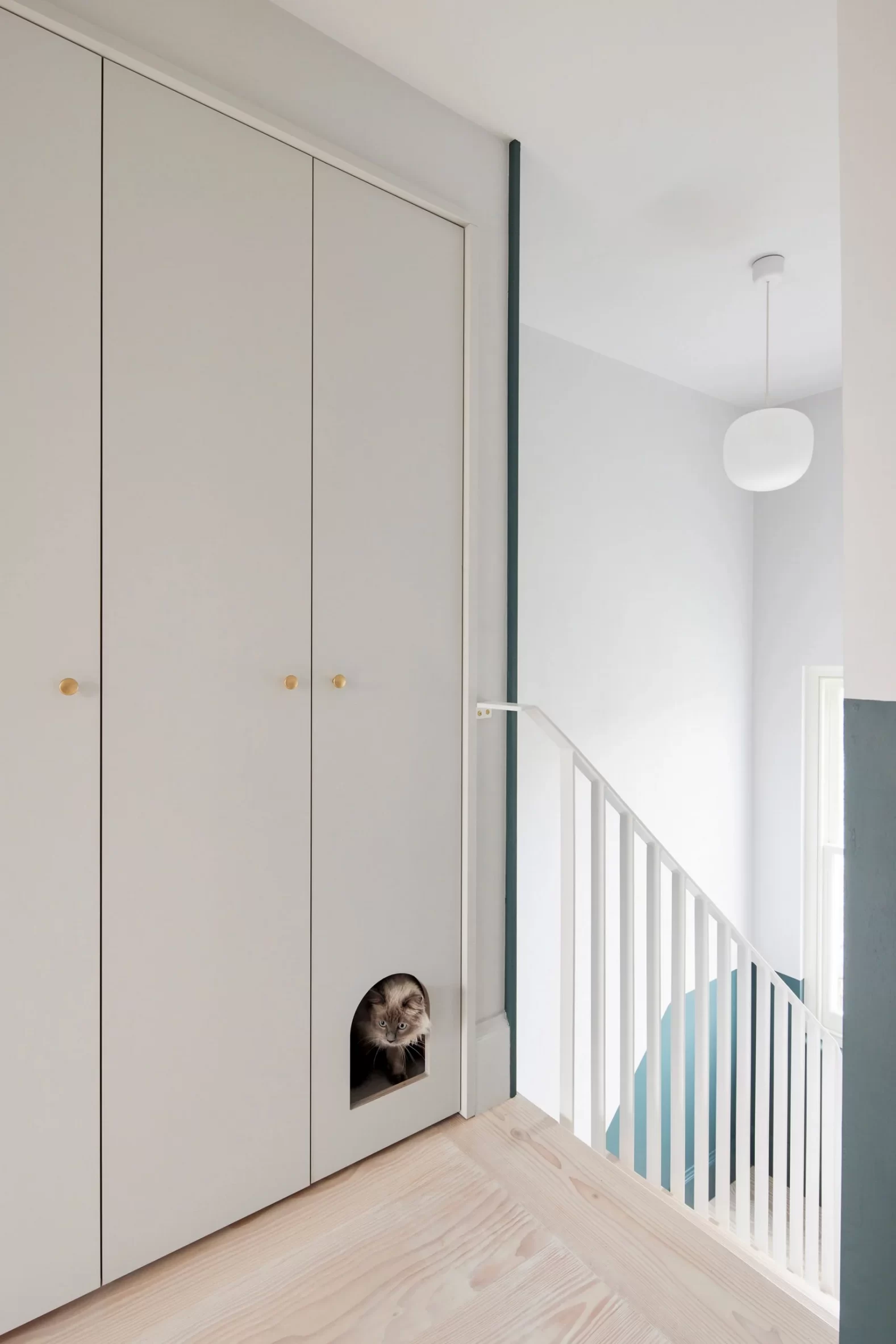 hallway landing area