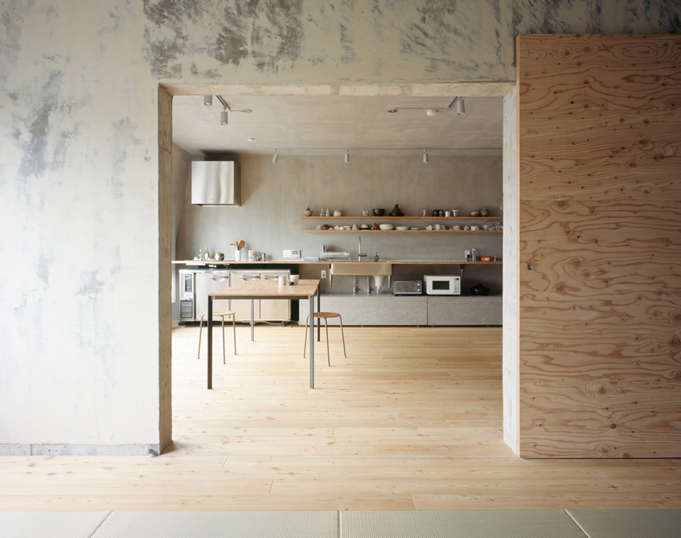 Interior of Setagaya Flat, Japan, by Naruse Inokuma Architects
