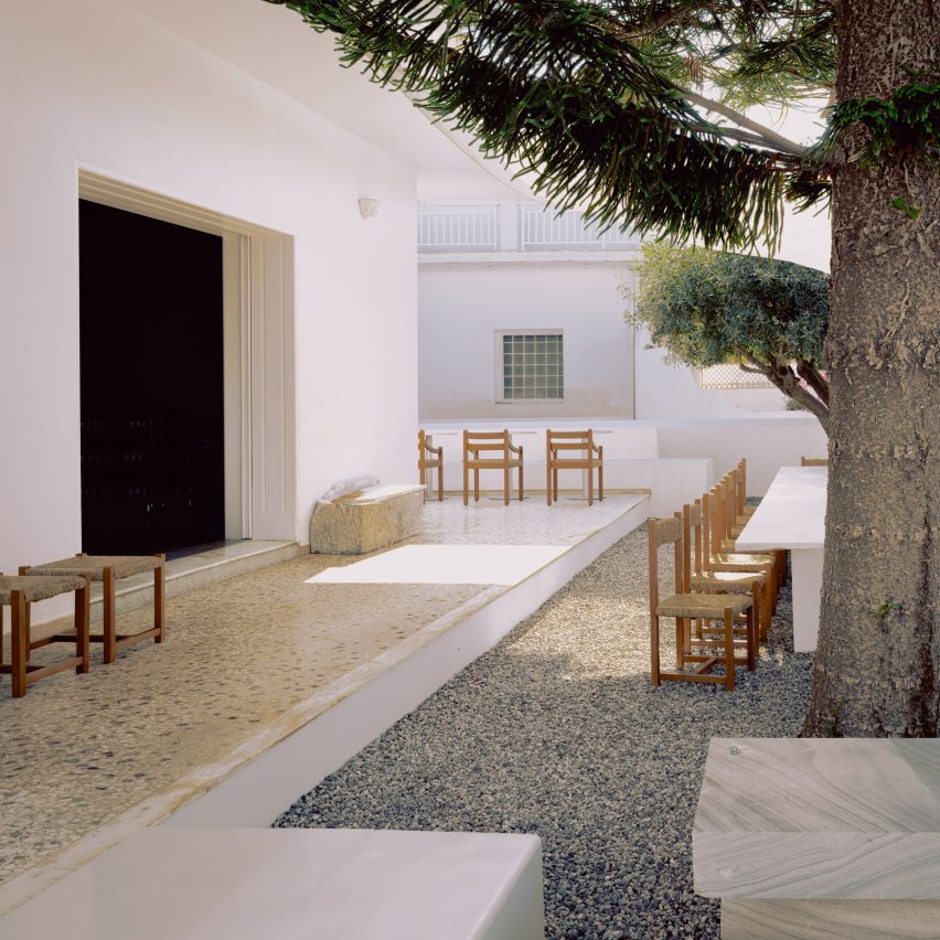 10AM Apotheke in Antiparos, Greece designed by Studio Andrew Trotter and Eva Papadaki