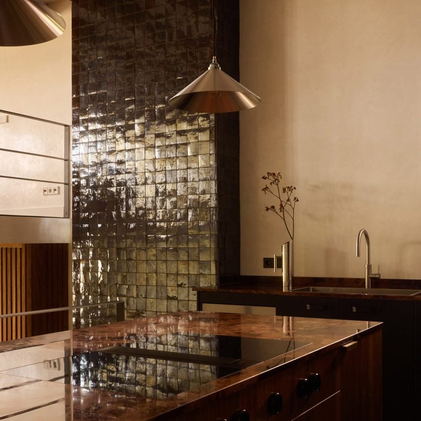 Zellige tiles in Dutch home