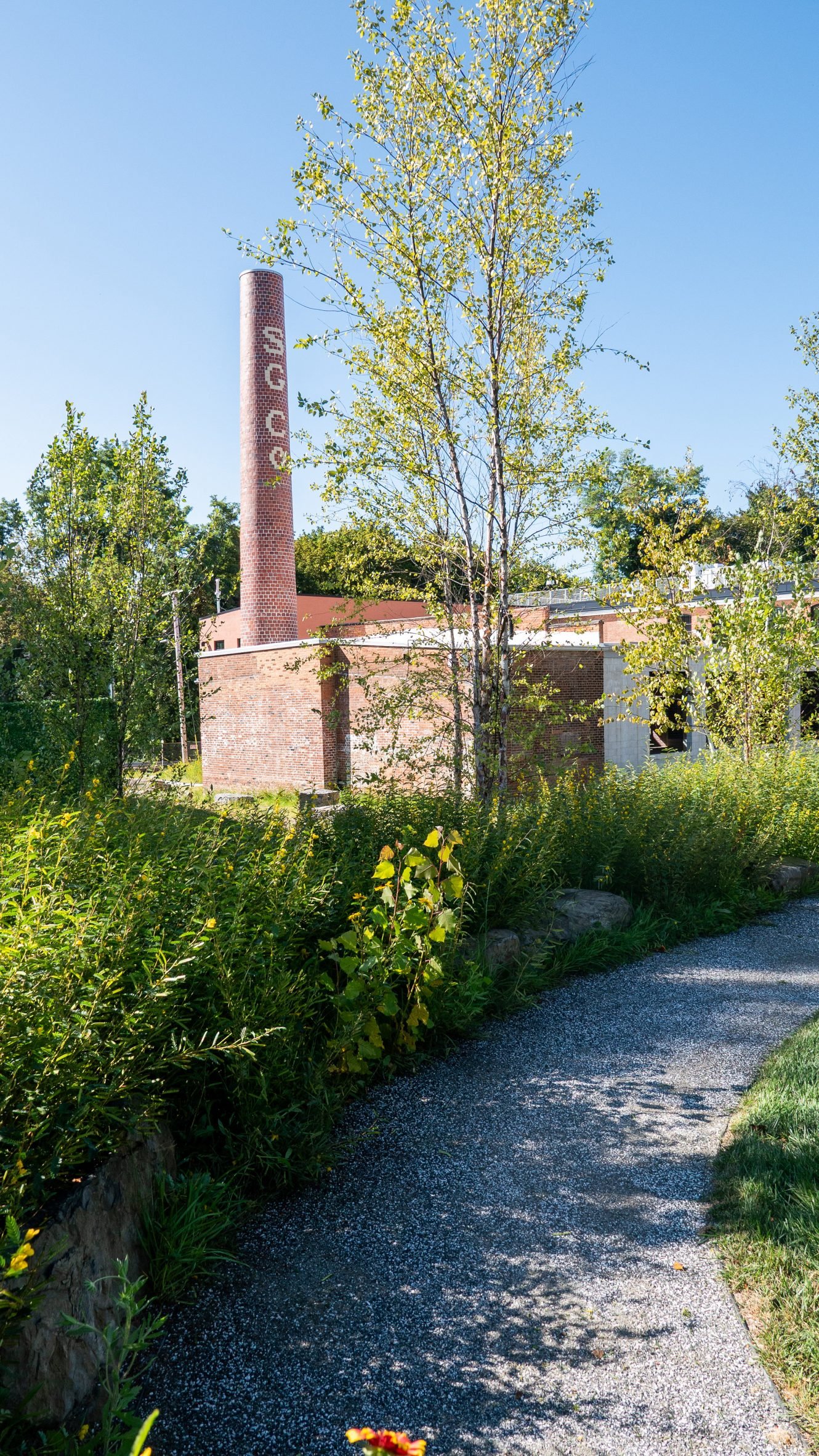 Brick chimney