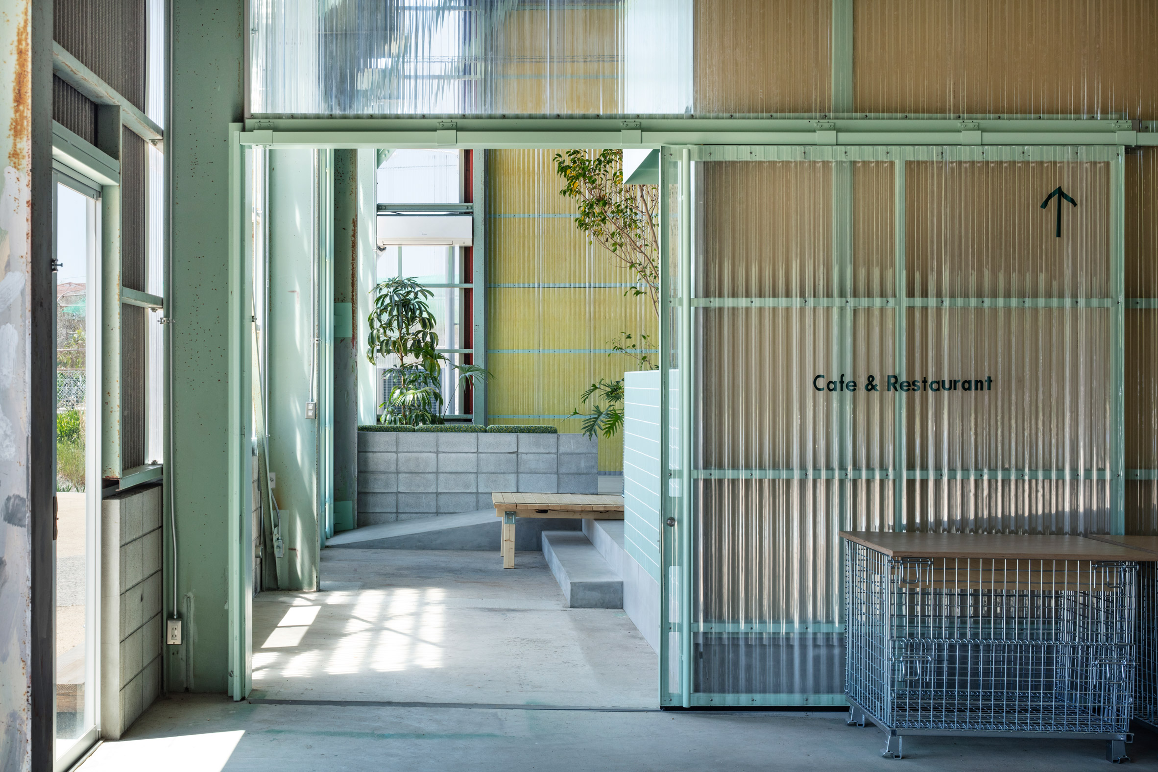 Interior of Teshima Factory
