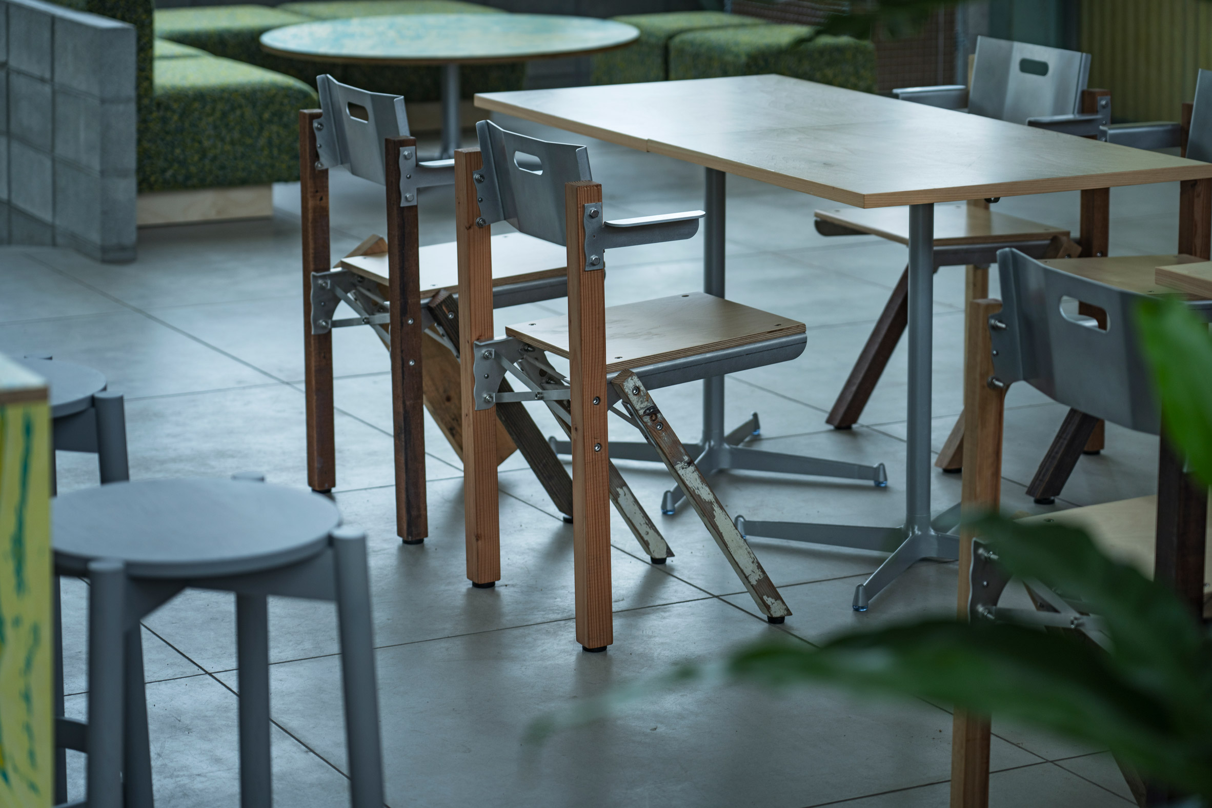 Chairs made by Dutch artist