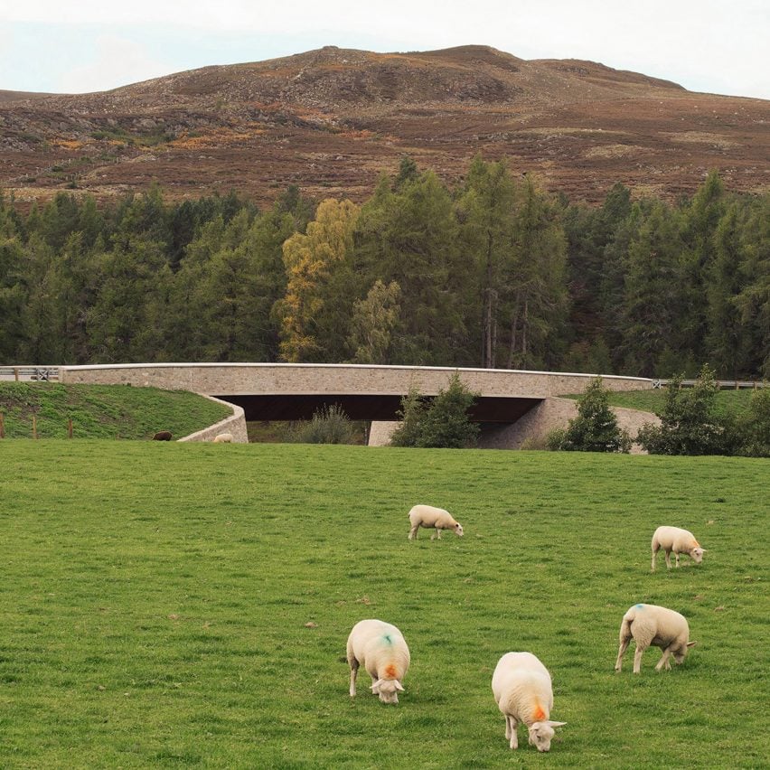 Granite bridge in Scotland