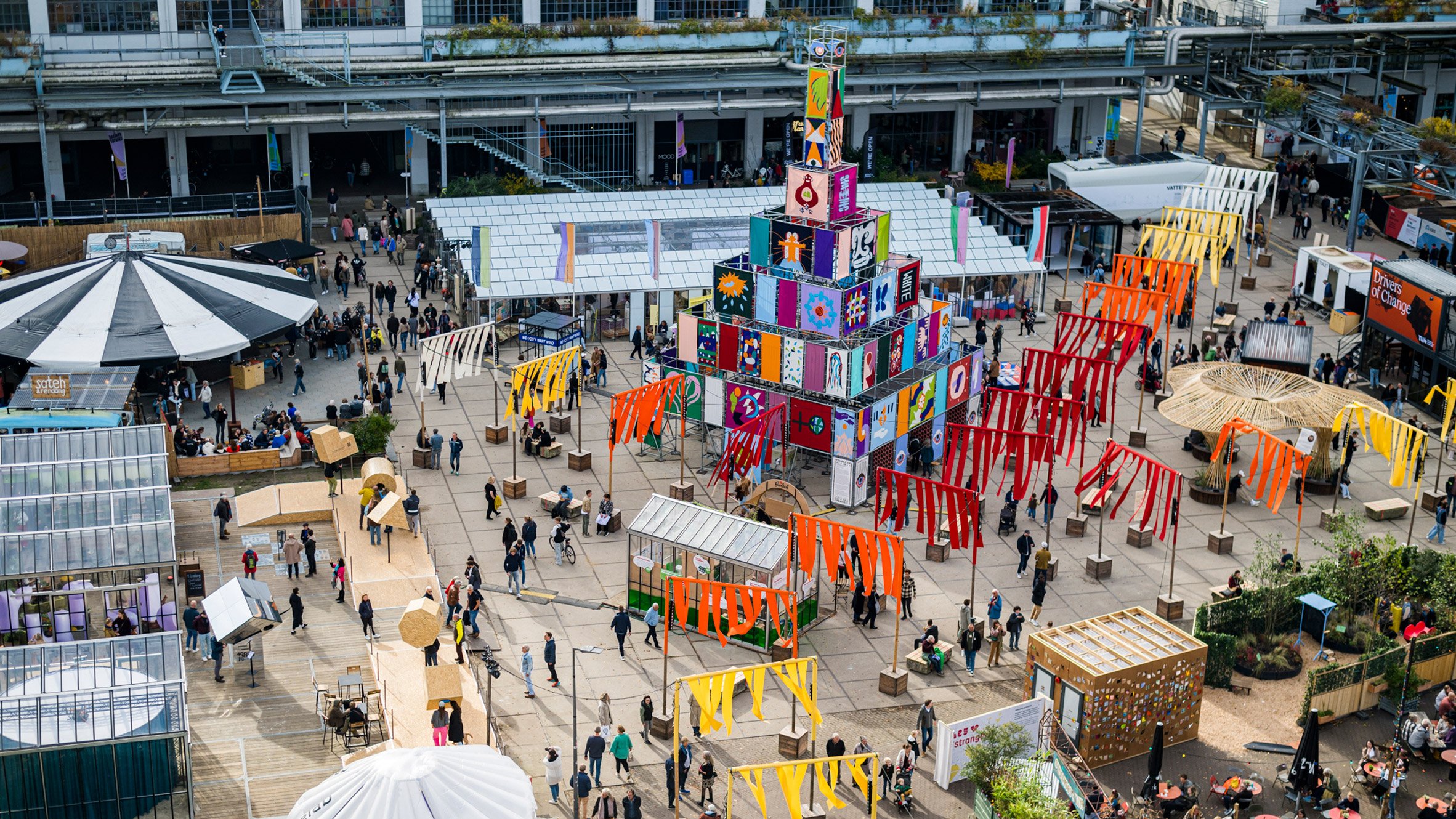 Photo of installation in Eindhoven, The Netherlands