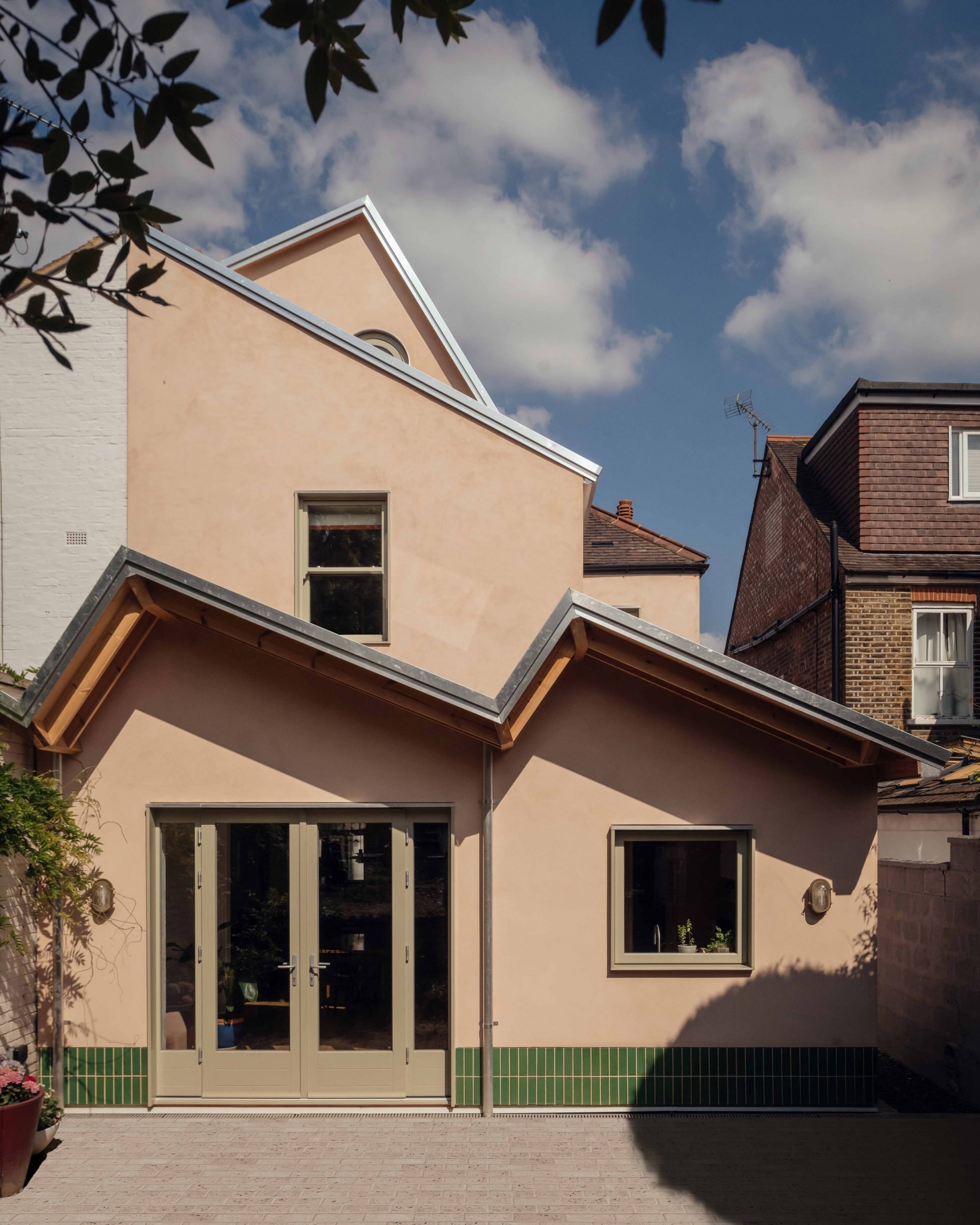 Rear view of Twin Pitches extension in London