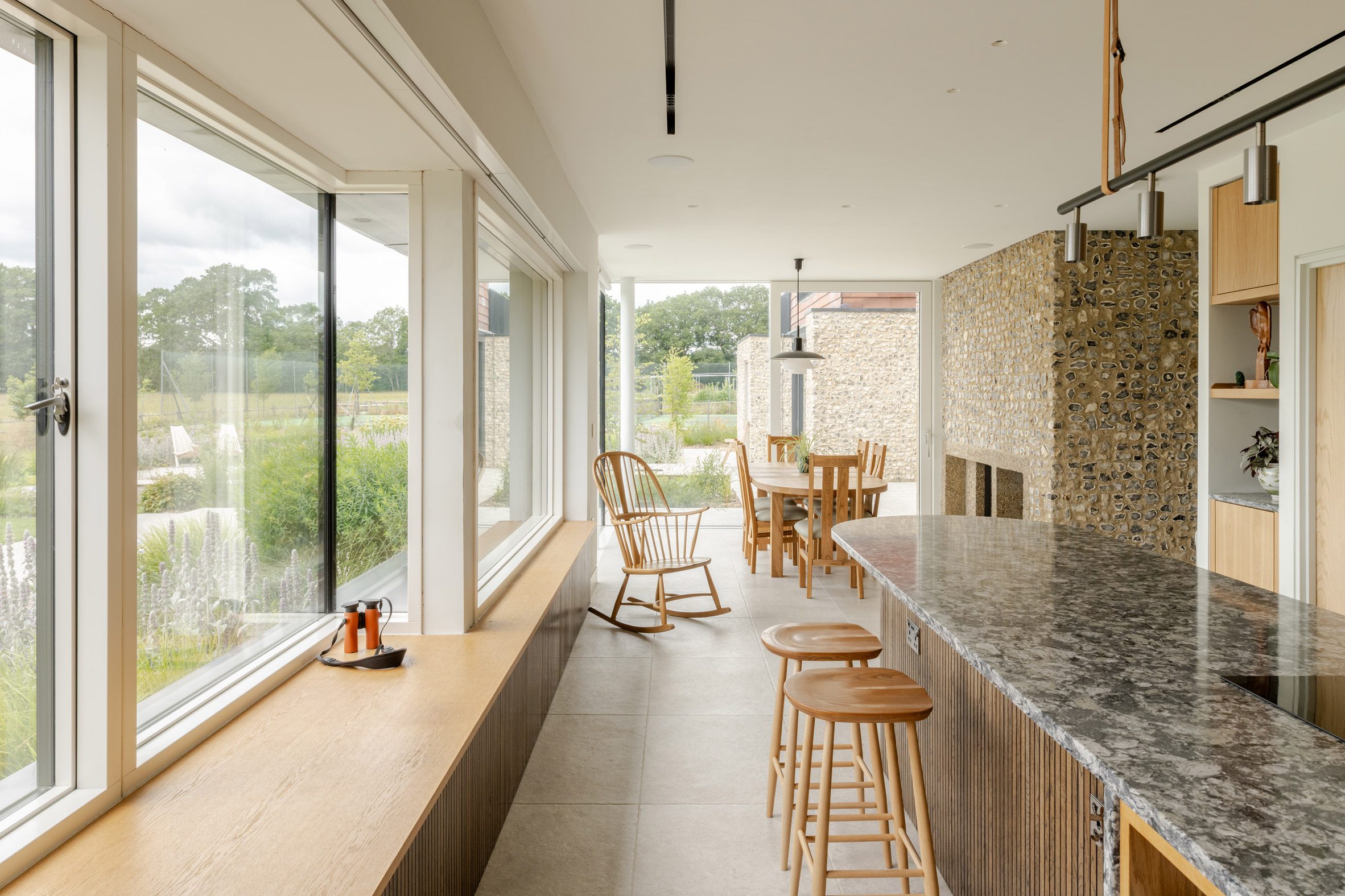Kitchen in Bulls Barn house by Selencky Parsons