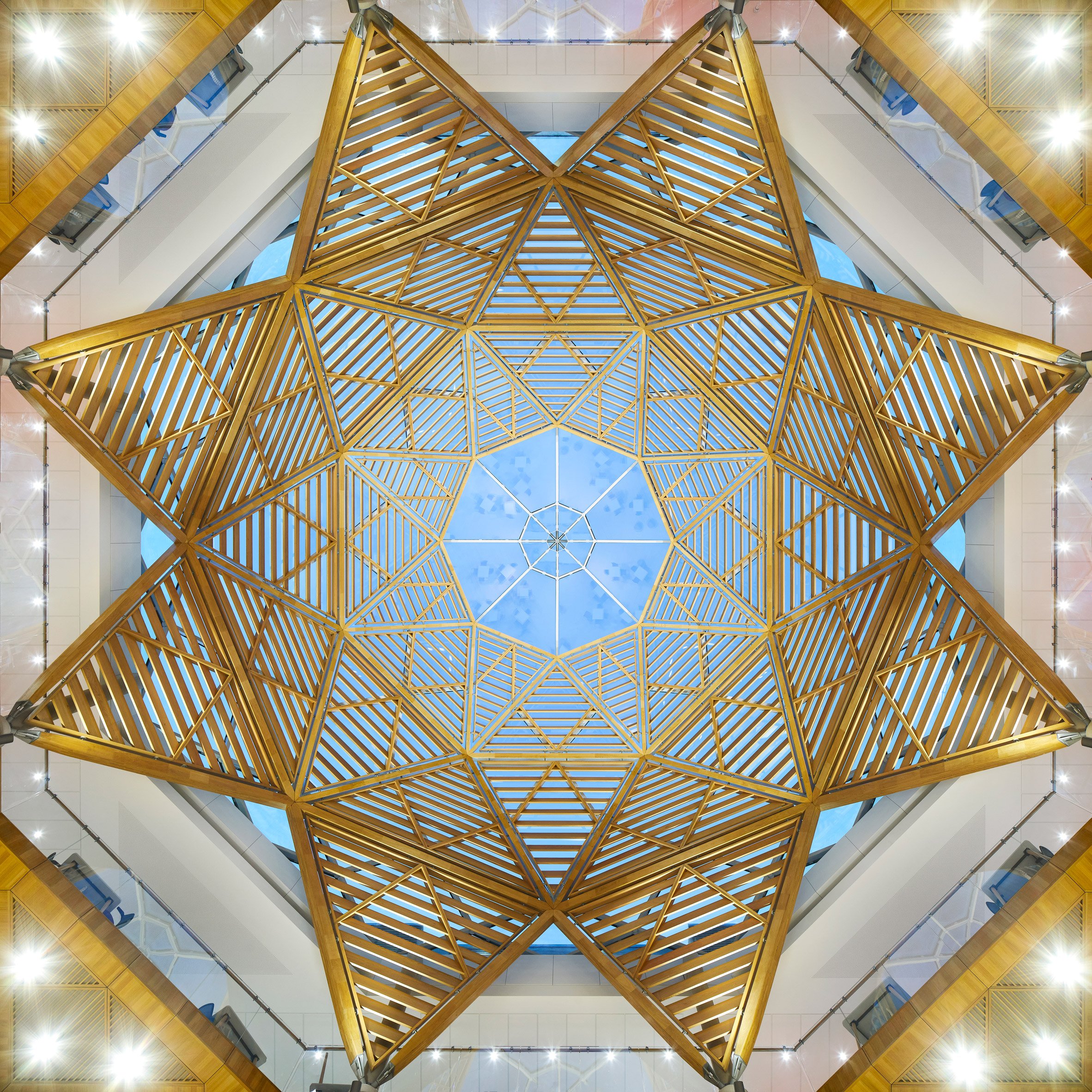 Dome atop the Great Hall at University of Oxford facility