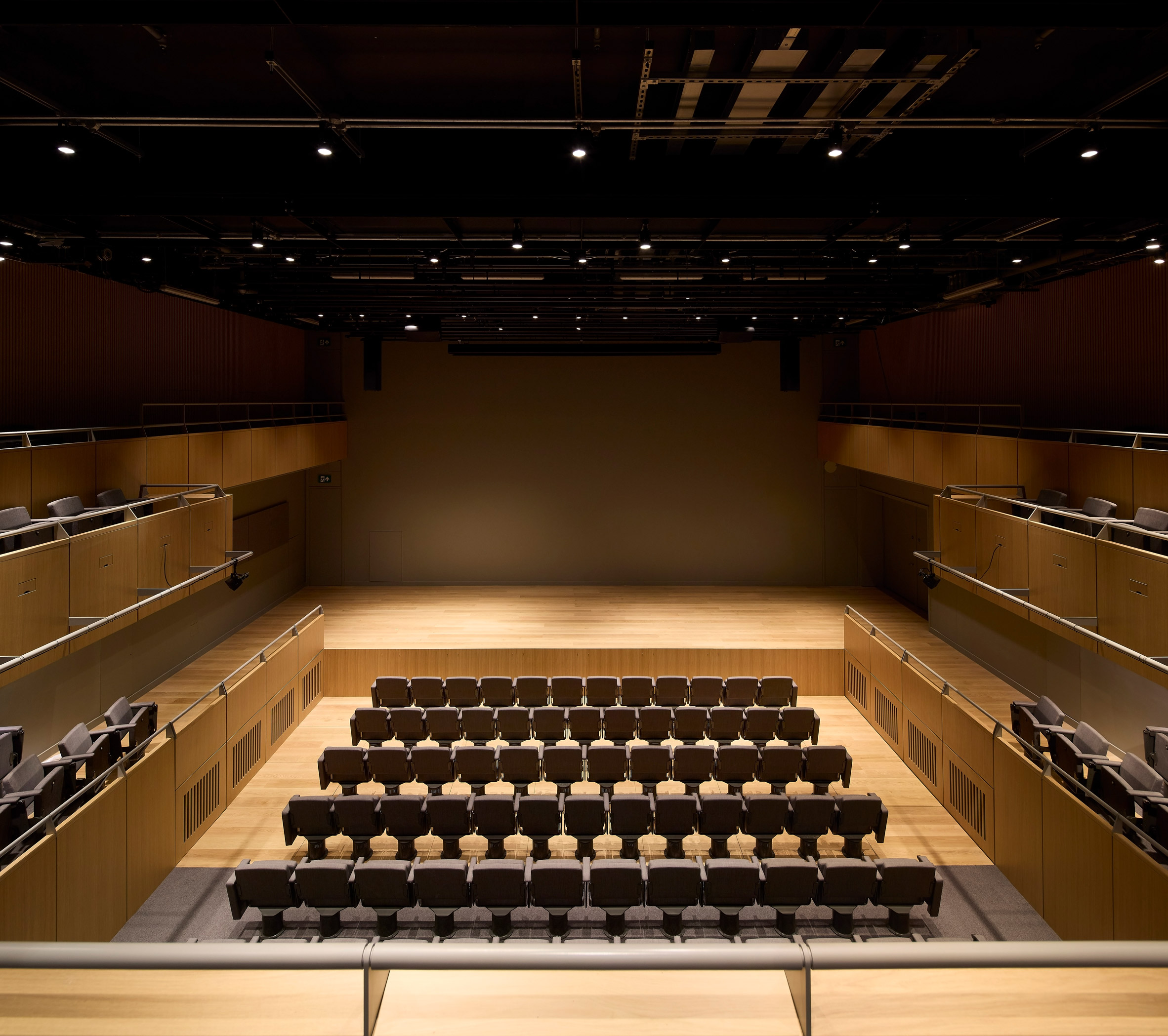 Performance space within the Schwarzman Centre by Hopkins Architects